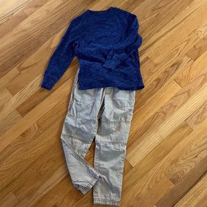 OUTFIT!!! khaki and shirt/pant duo